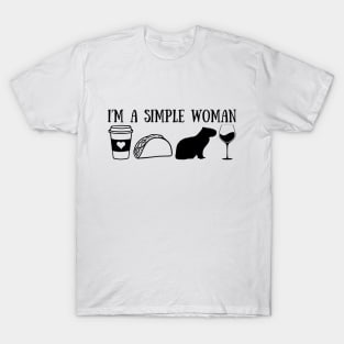 Capybara Lover Gift, Cute Capybara Pet, Funny Capybara Mom T-Shirt